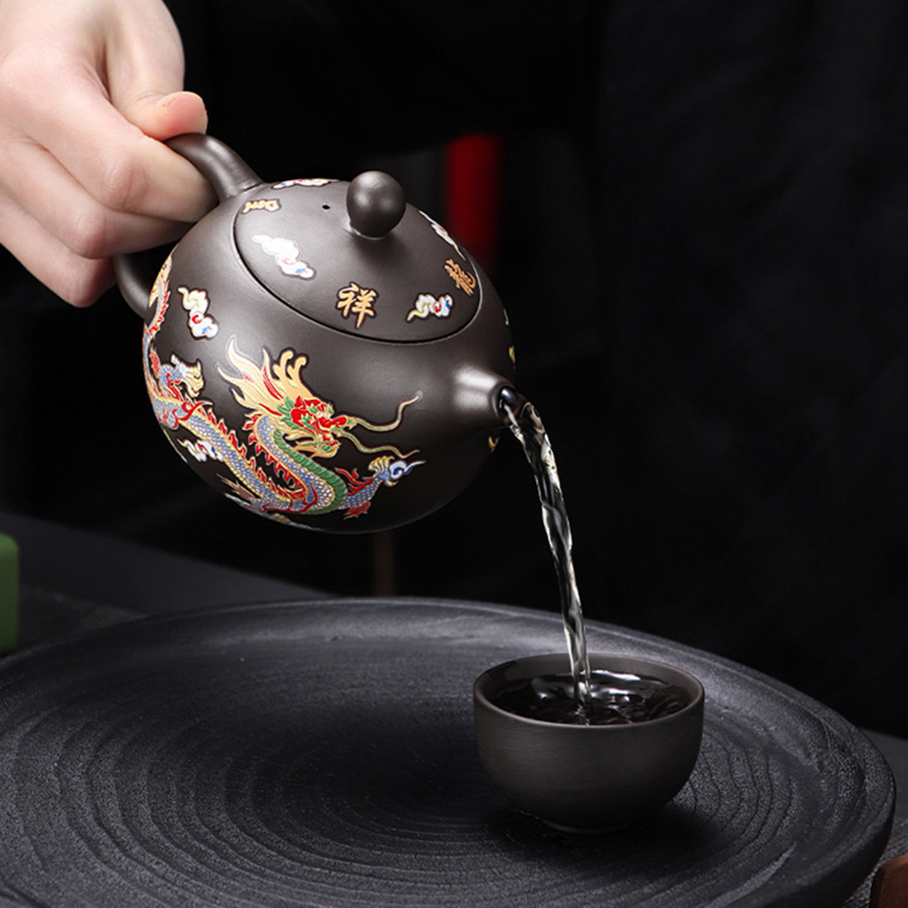 135-350ml ドラゴンティーポット 中国風 色が変わる - Camping Cooking Kettle のレビューと価格