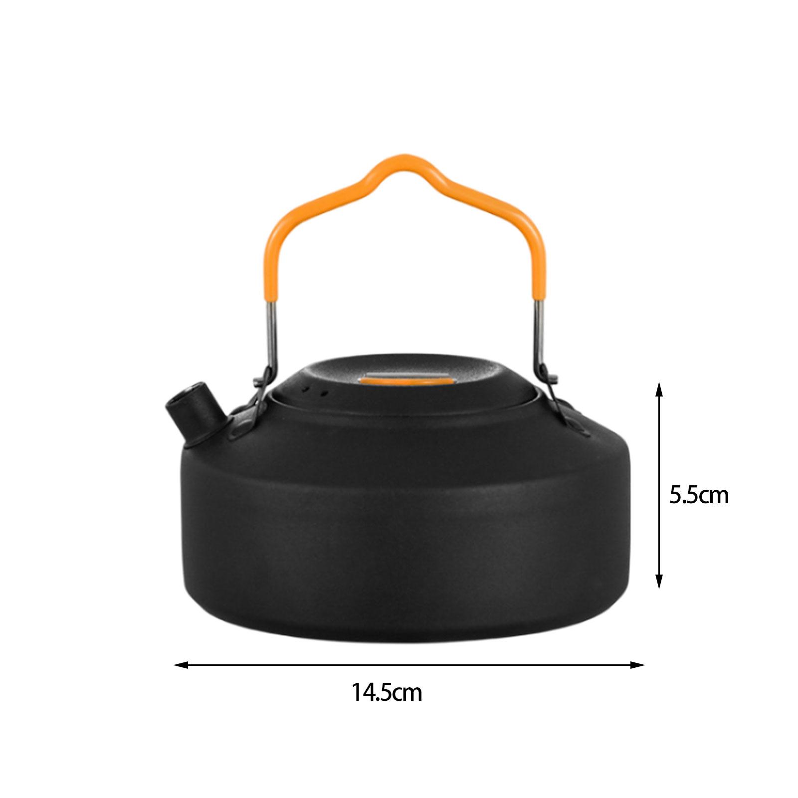 ポータブルキャンプケトルコーヒーポット ハンドルと蓋付き キ - Camping Cooking Pot With Lid のレビューと価格