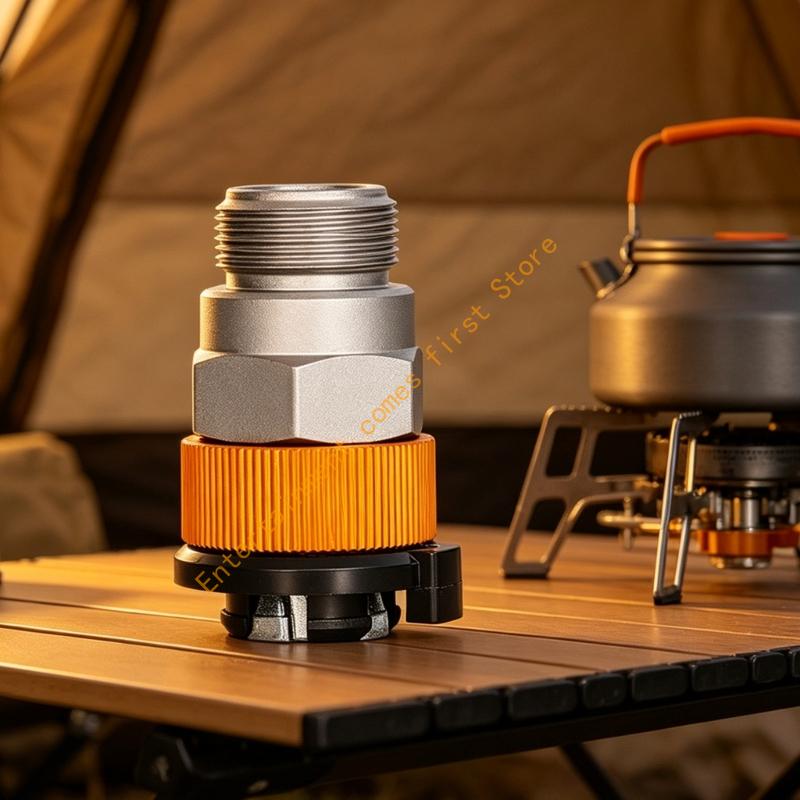 屋外用クッキングキャニスターリンクコネクター、金属ボディ付き - Camping No Cooking Meals のレビューと価格