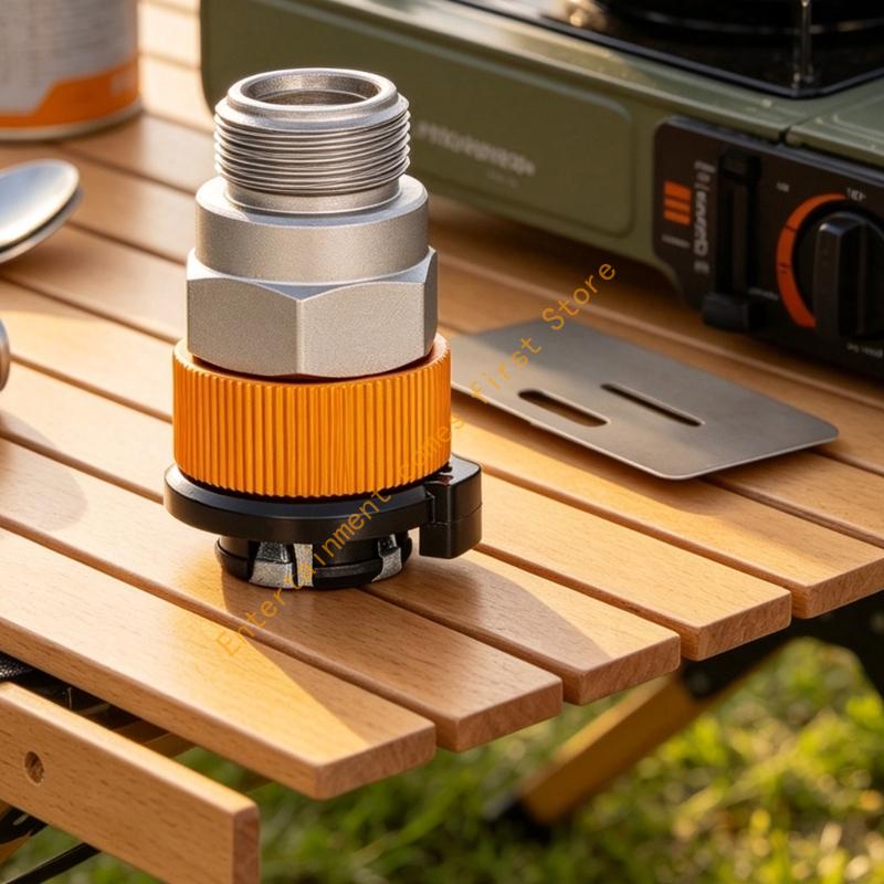 屋外用クッキングキャニスターリンクコネクター、金属ボディ付き - Camping No Cooking Meals のレビューと価格