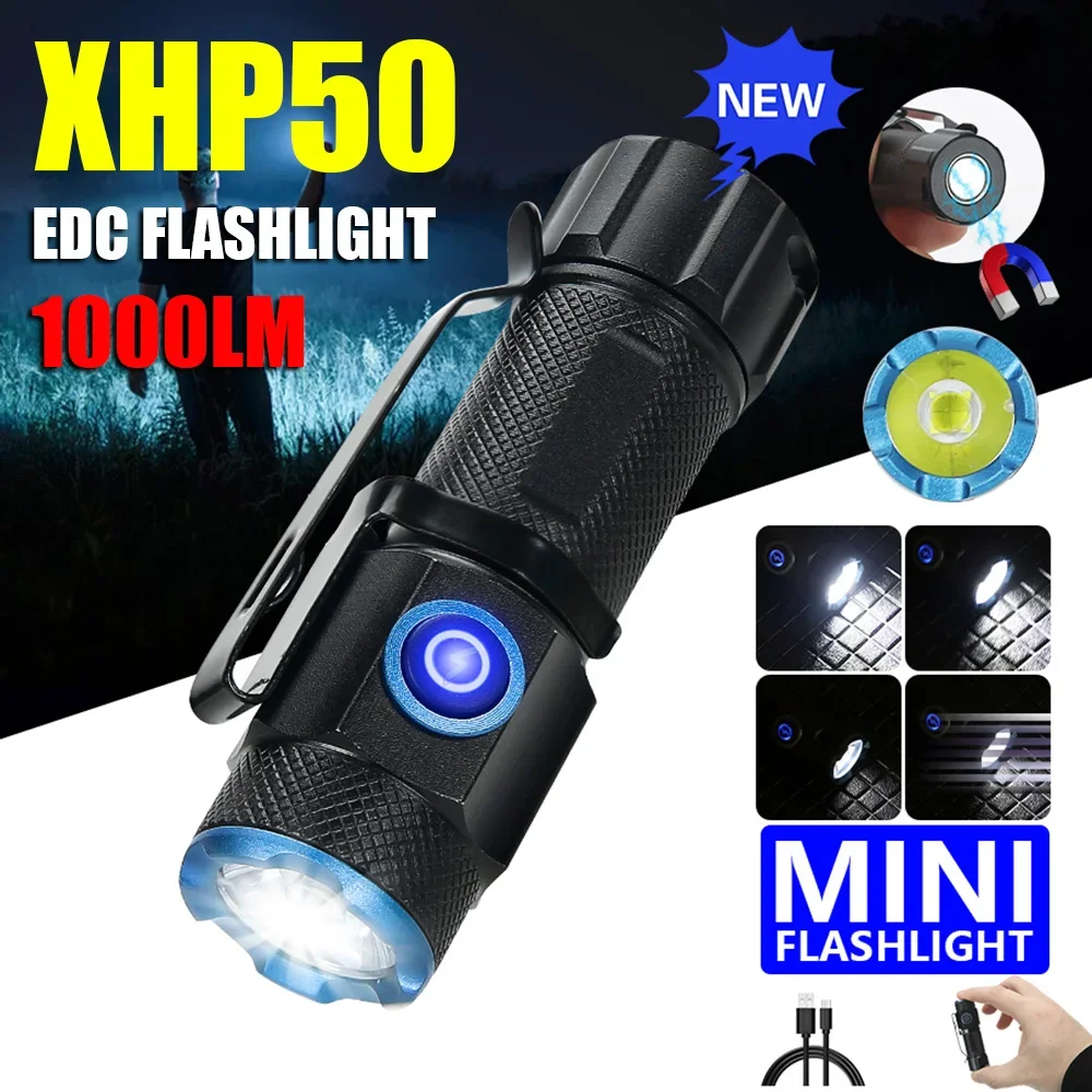 20 ワット超高輝度 P50 LED 懐中電灯ミニ充電式テー - Camping Cooking Fish のレビューと価格
