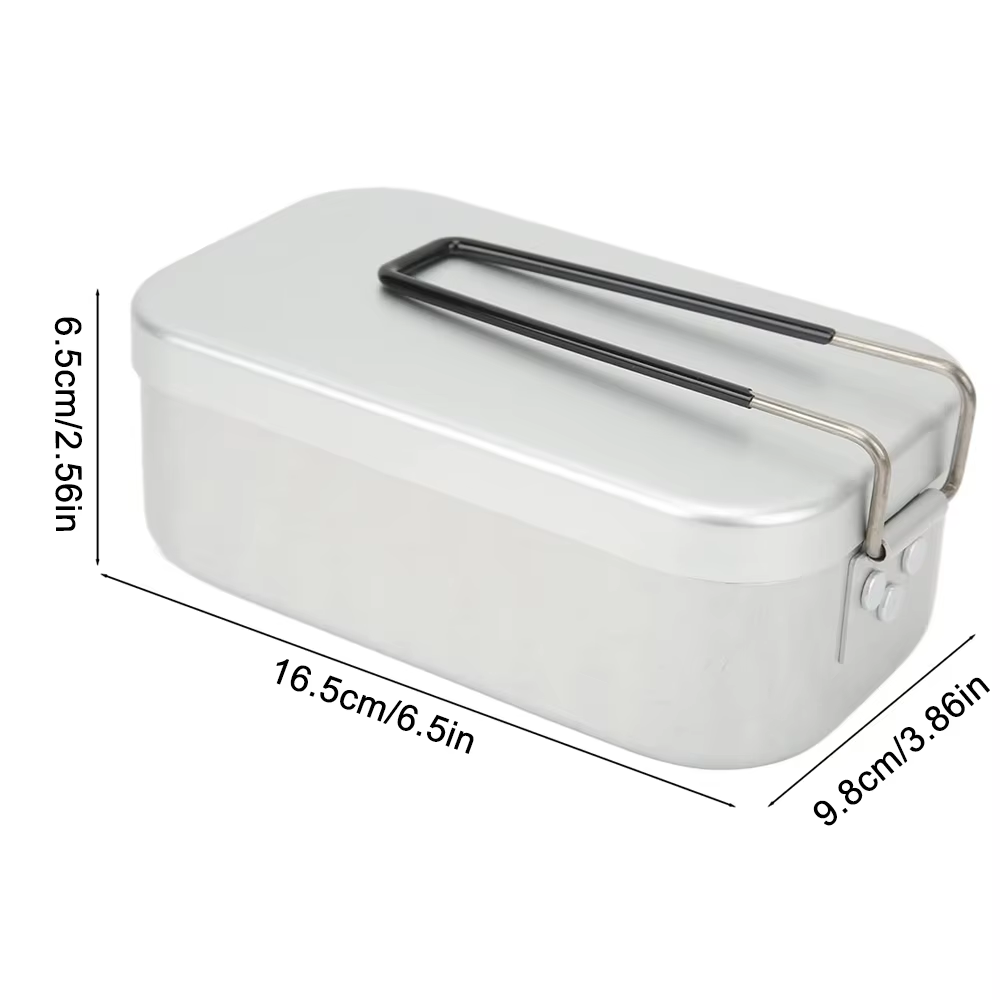 折りたたみ弁当箱ハンドル、大人用ランチコンテナ、アルミキャン - Camping Cooking Box のレビューと価格
