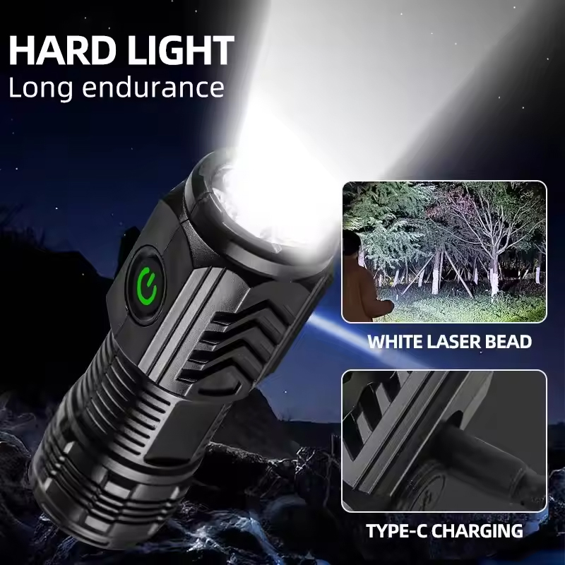 超高輝度ミニ LED 懐中電灯トーチ充電式釣り照明ランタン強 - Camping Cooking Fish のレビューと価格
