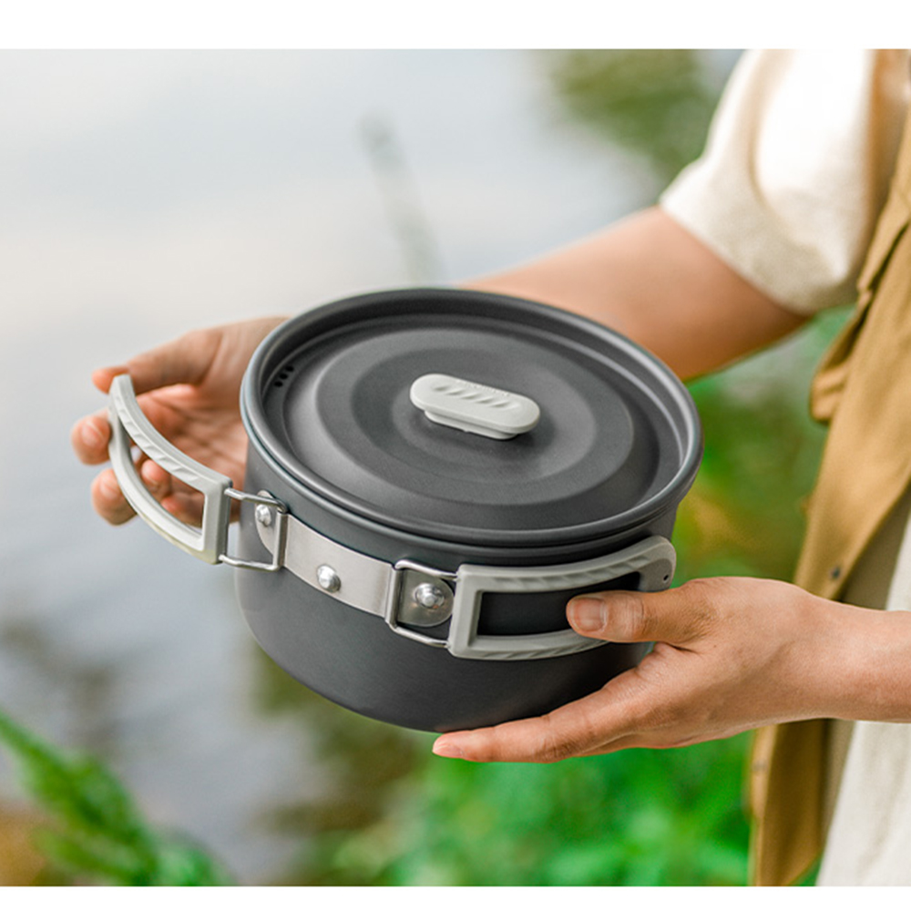 Naturehike アウトドアポットセット、キャンプ調理器 - Camping Cooking Pot Stainless Steel のレビューと価格