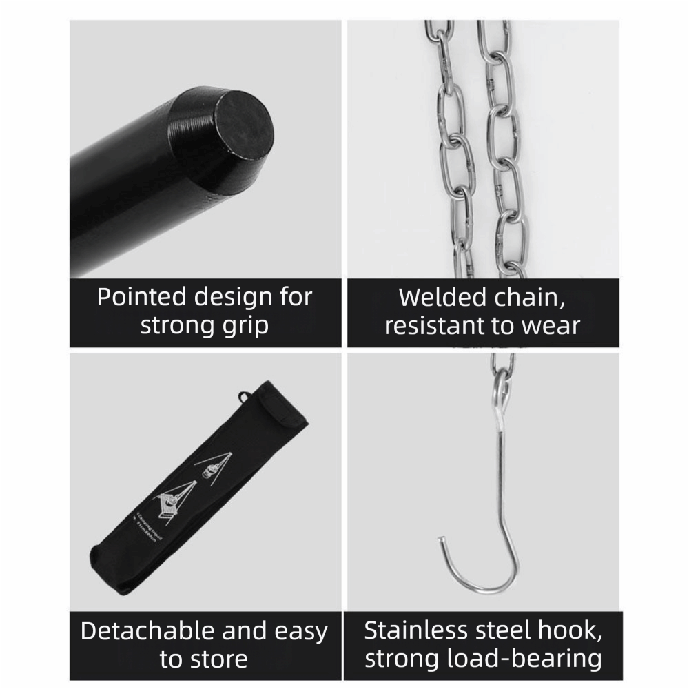 ポータブルキャンプ三脚、高さ調節可能、軽量キャンプファイヤー - Camping Cooking Pot Tripod のレビューと価格