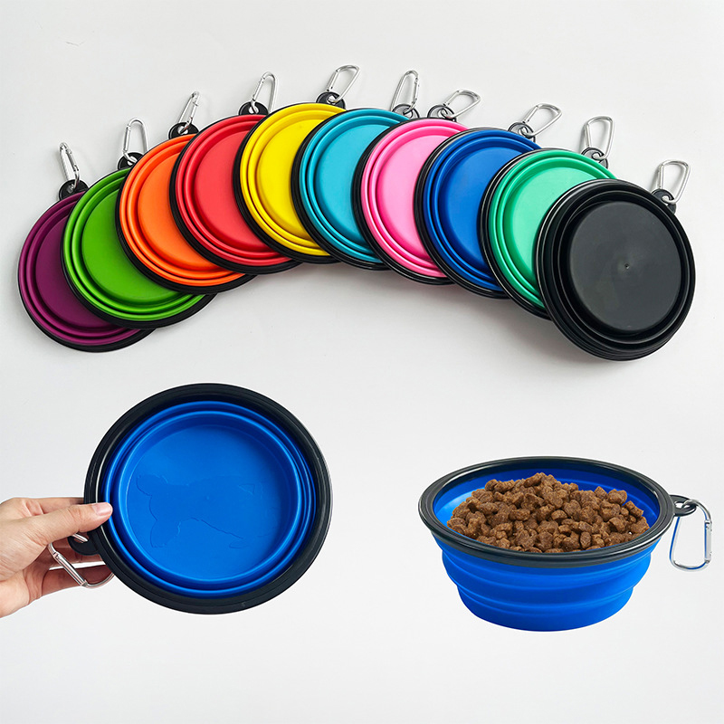 折りたたみ式ペット用シリコン製フードボウル、アウトドアキャン - Camping Cooking Tray のレビューと価格